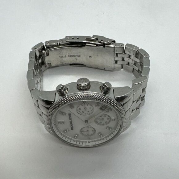 Michael Kors MK5020 Women Silver Stainless Steel Analog Dial Wrist Watch JNA257 main image 5